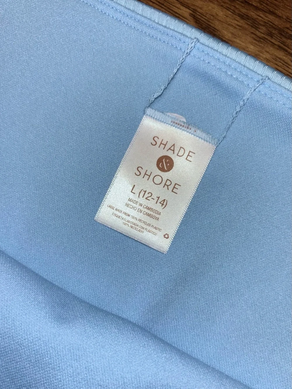 Shade & Shore High Waisted Bikini Bottom Size Large